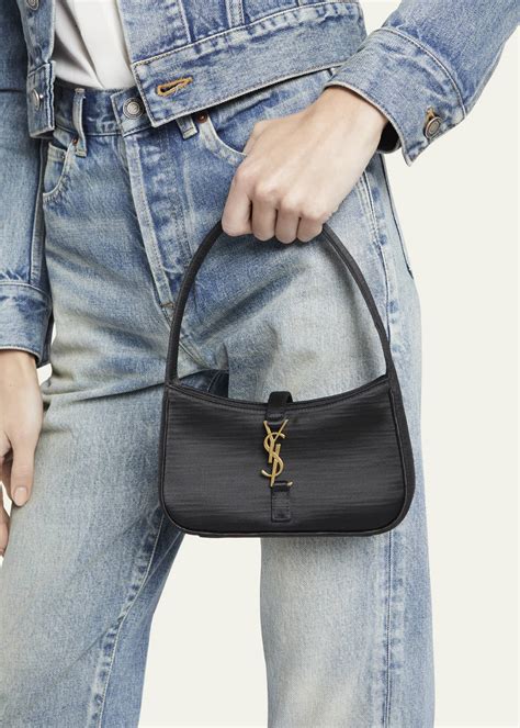 le 5 a 7 mini ysl shoulder bag in satin|Saint Laurent Le 5 A 7 Mini YSL Shoulder Bag in Satin.